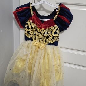 Kids Princess Costume Dress - Red, Blue, and Yellow